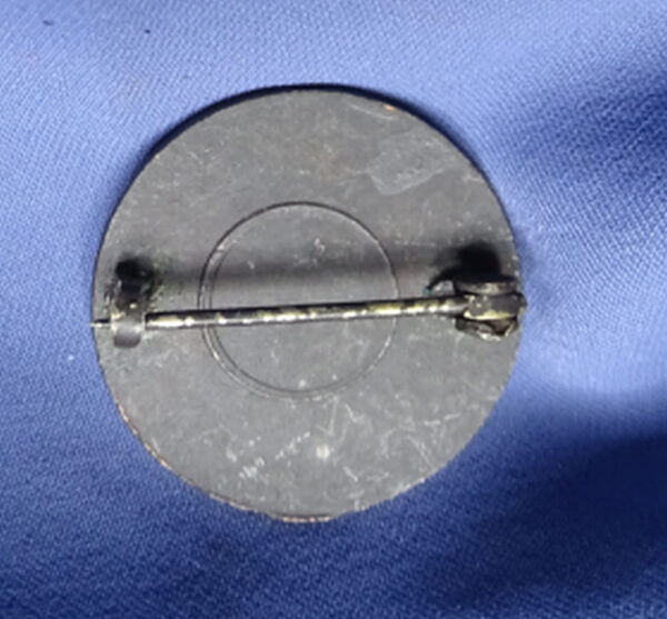 WWI Cavalry Pin Back Collar Disk - Image 2