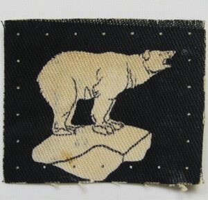 WWII U.S.M.C Iceland Polar Bear Printed Patch