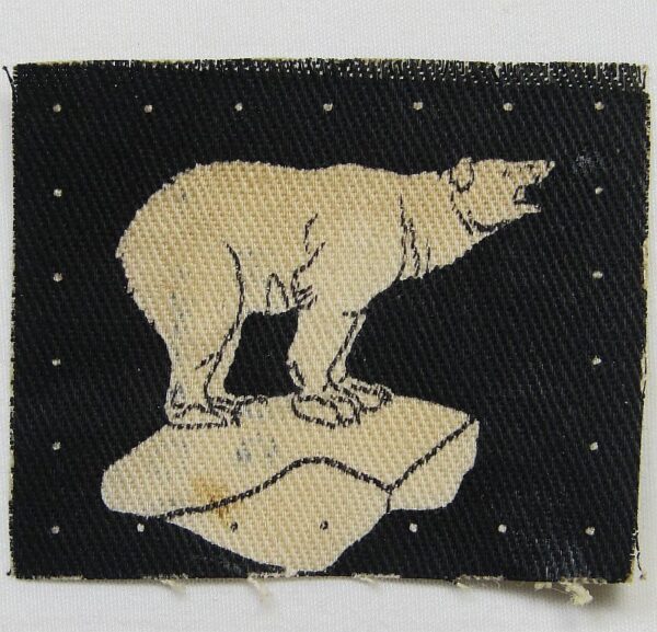 WWII U.S.M.C Iceland Polar Bear Printed Patch