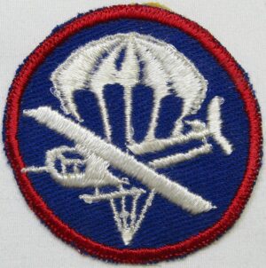 WWII Glider Parachute Cap Patch on Twill