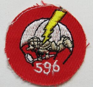 Post WWII 596th Airborne Cap Patch