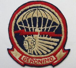 Post WWII Hand Embroidered 501st Parachute Infantry Pocket Patch