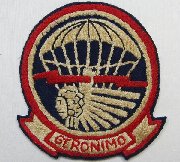 Post WWII Hand Embroidered 501st Parachute Infantry Pocket Patch