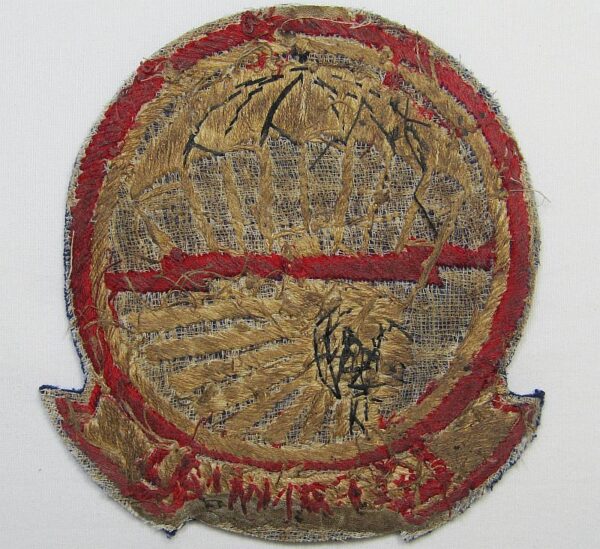 Post WWII Hand Embroidered 501st Parachute Infantry Pocket Patch - Image 2