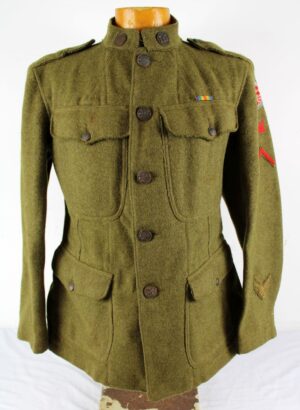 WWI Advance Sector of Supply Corps of Engineers Private First Class Mess Cook Tunic