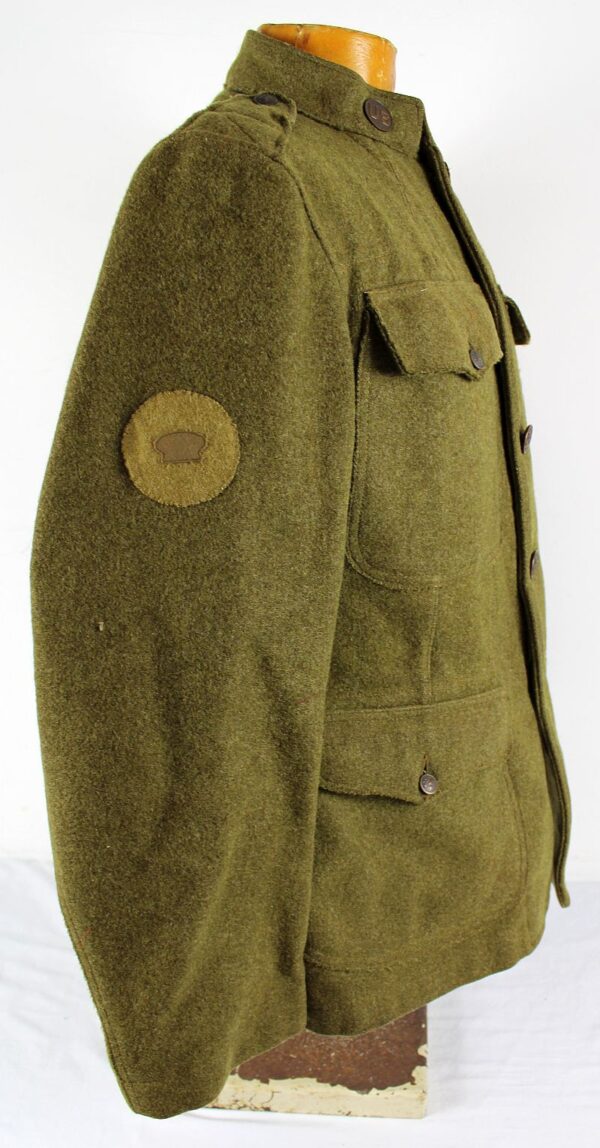 WWI Advance Sector of Supply Corps of Engineers Private First Class Mess Cook Tunic - Image 5
