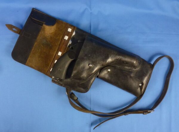 WWII German LP34 Signal Flare Pistol in 1959 Holster with Flares - Image 12