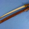 Signed 1944 Dated Japanese Army Officer Shin Gunto Sword in Leather Combat Cover - Image 2