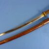 Signed 1944 Dated Japanese Army Officer Shin Gunto Sword in Leather Combat Cover - Image 3