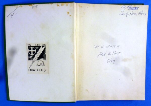 A 1928 Art Book From the Library of a Norwegian Waffen SS Member - Image 2