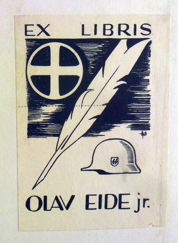 A 1928 Art Book From the Library of a Norwegian Waffen SS Member - Image 3