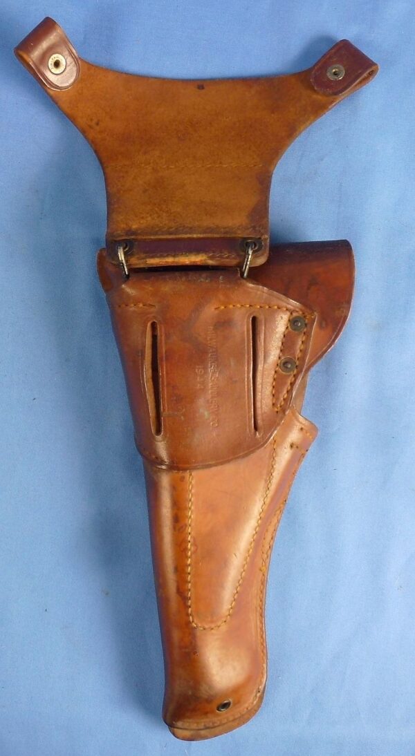 1944 Dated .45 Colt Service Revolver Holster & Harness - Image 2