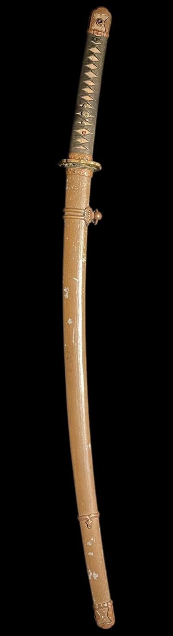 WWII Japanese Army Officers Sword With Edo Period Blade - Image 3