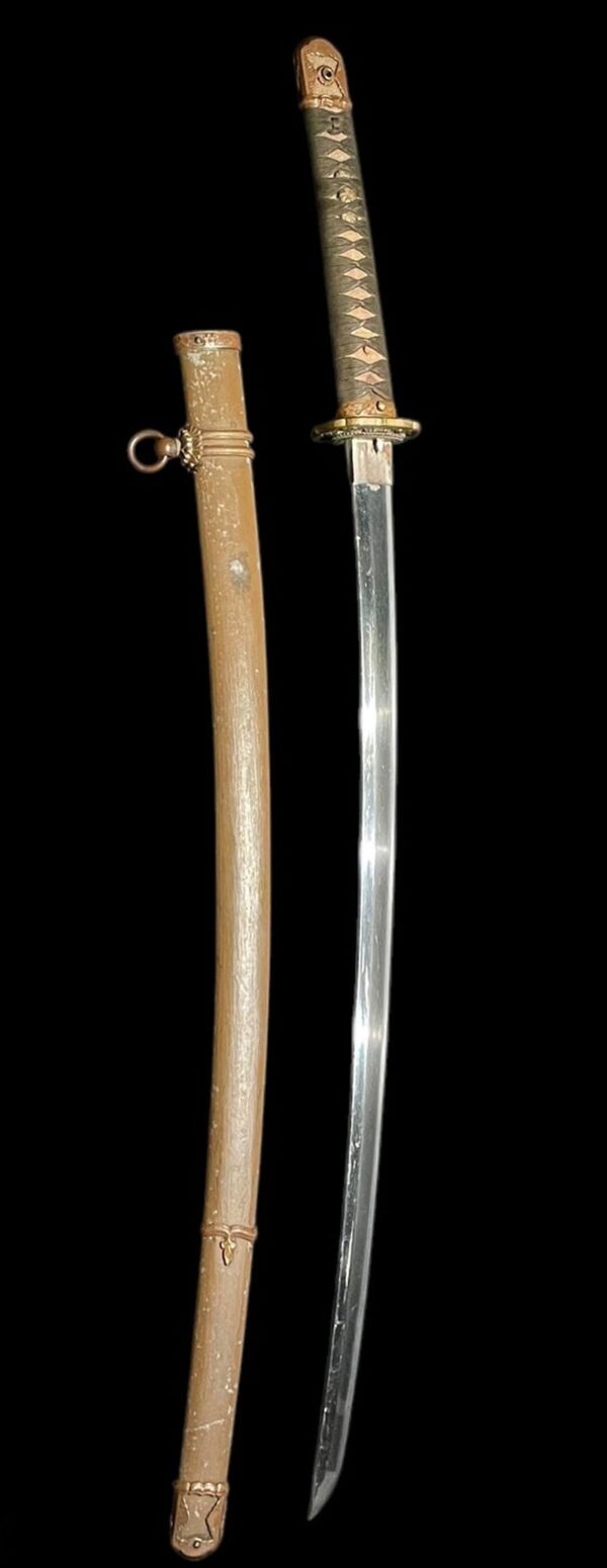 WWII Japanese Army Officers Sword With Edo Period Blade - Image 4