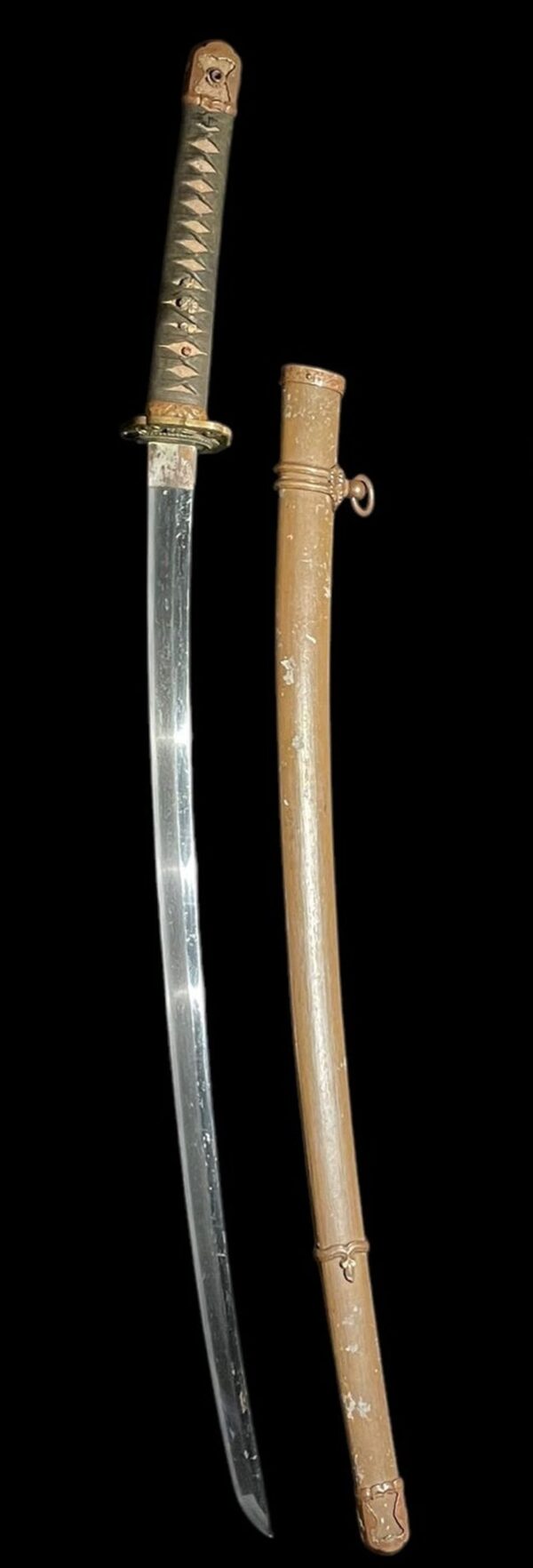 WWII Japanese Army Officers Sword With Edo Period Blade - Image 5
