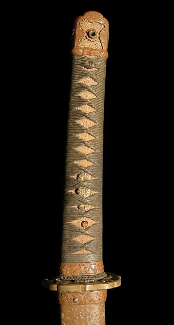 WWII Japanese Army Officers Sword With Edo Period Blade - Image 6