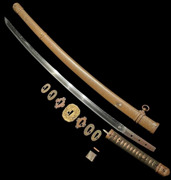 WWII Japanese Army Officers Sword With Edo Period Blade - Image 10