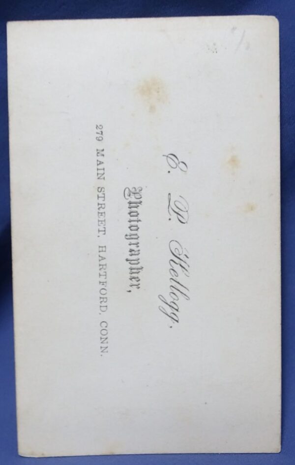 Civil War CDV – Full Length Private in Sack Coat - Hartford - Image 2