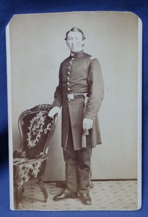 Civil War CDV Standing Officer - Phila