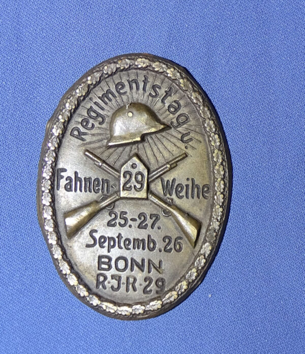 1926 German 29th Regiment Badge