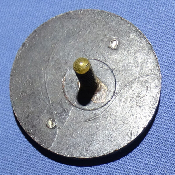 WWI Aero Service Collar Disk With Silver Propeller - Image 2