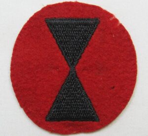 Pre WWII 7th Infantry Division Felt Patch