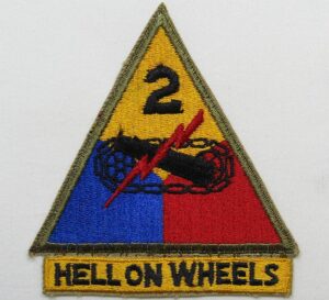 WWII 2nd Armored Division Patch
