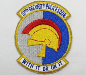 57th Security Police Squadron Patch