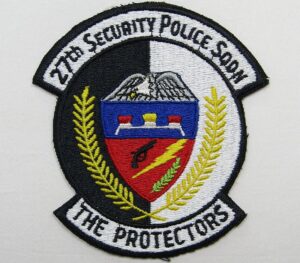27th Security Police Squadron Patch