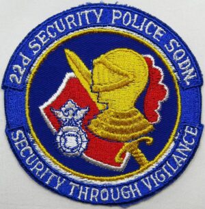 22nd Security Police Squadron Patch