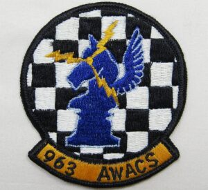963rd Airborne Air Control Squadron Patch