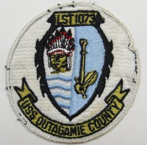 USS Outagamie County LST-1073 Patch