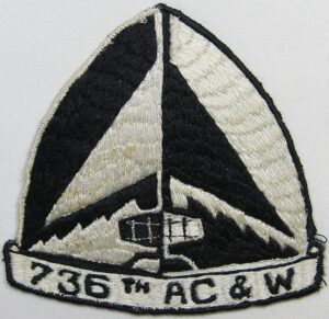 736th Aircraft Control and Warning Squadron Patch