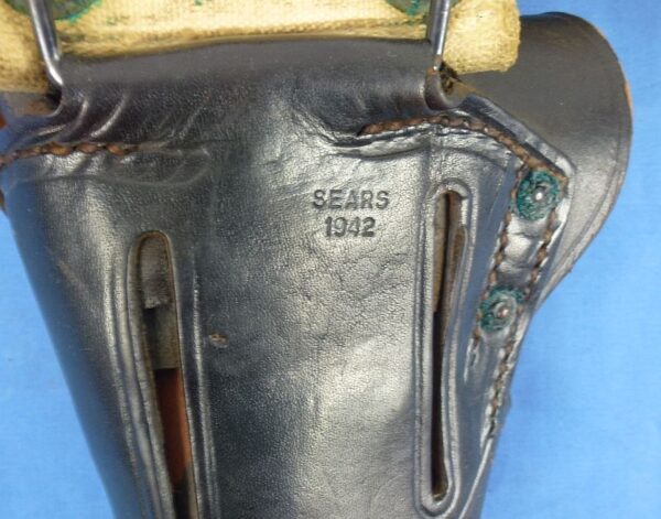 WWII U.S. Marine Corps Dress Pistol Belt and Holster - Image 6