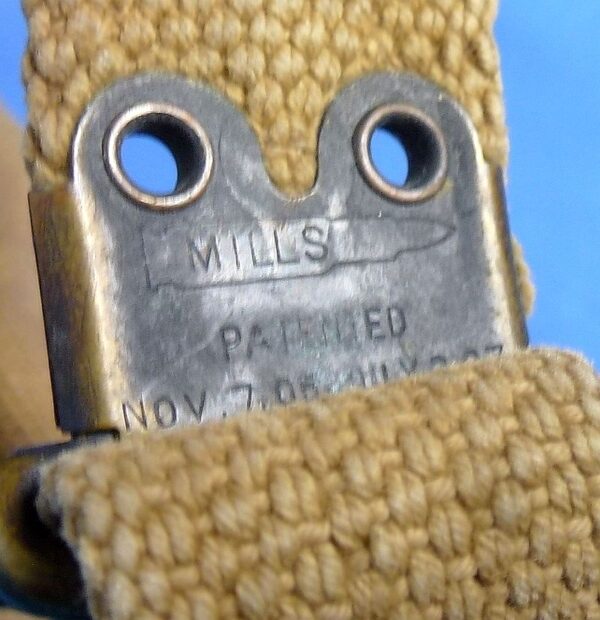 WWI Model 1917 Ammunition Cartridge Belt with Suspenders - Image 4