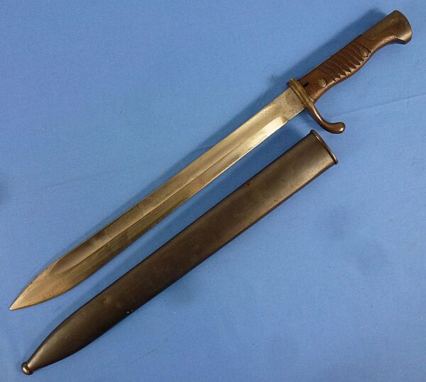 1917 Dated German Model 1898/05 "Butcher Blade" Bayonet by Pack Ohliger & Co. - Image 3