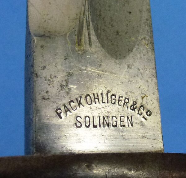 1917 Dated German Model 1898/05 "Butcher Blade" Bayonet by Pack Ohliger & Co. - Image 6