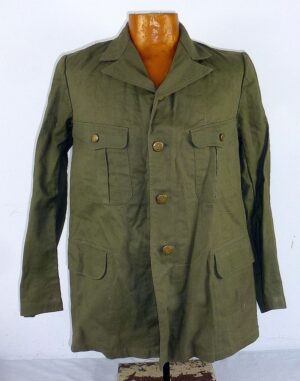 WWII Japanese Navy Petty Officer Green Cotton Tunic