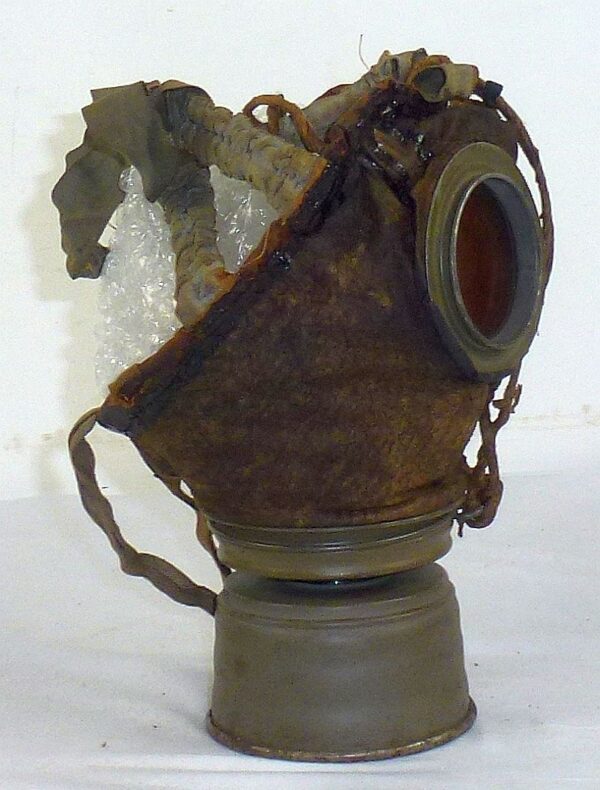 1918 Dated German Gas Mask in Carrying Canister - Image 4
