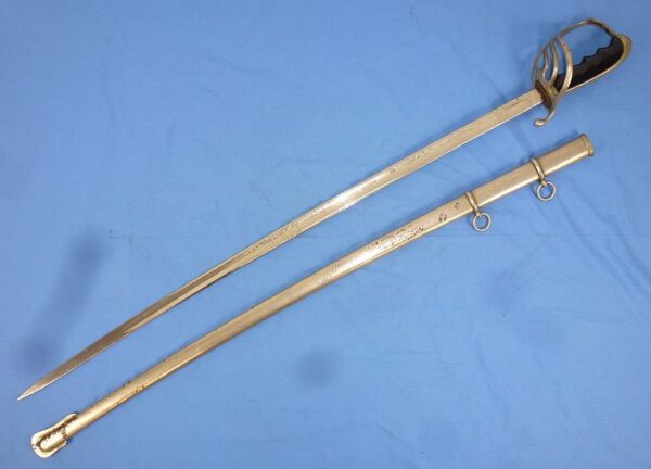 1917 Dated Model 1902 U.S. Army Officer Presentation Sword to a Woman by Weyersberg - Image 4