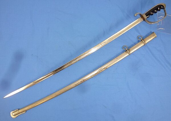 1917 Dated Model 1902 U.S. Army Officer Presentation Sword to a Woman by Weyersberg - Image 5