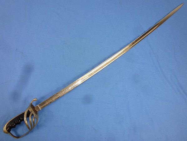 1917 Dated Model 1902 U.S. Army Officer Presentation Sword to a Woman by Weyersberg - Image 6