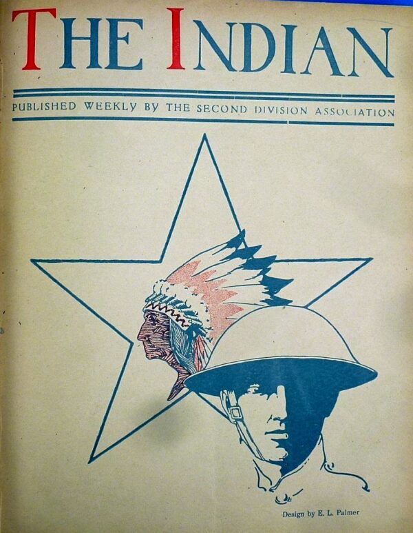 U.S. Marine's WWI Second Division "The Indian" Magazine Book with the Owner's Marine Corps Medal Award Document - Image 11