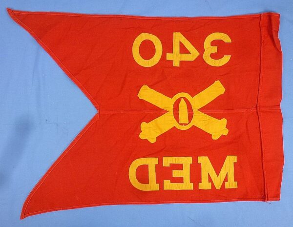 WWII Guidon of the Medical Detachment of the 340th Coast Artillery Regiment (District of Columbia National Guard) - Image 2