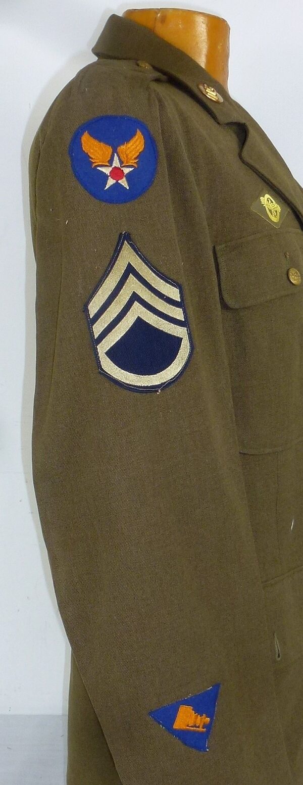 Identified China Burma India Theater 9th Photo Reconnaissance Squadron Staff Sergeant M1941 Field Jacket and Tunic - Image 15