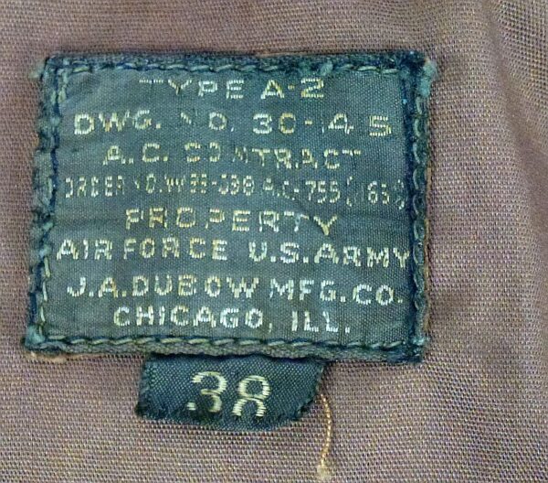 WWII 14th Air Force Sergeant First Class Air Gunner Tunic and A-2 Flight Jacket - Image 25