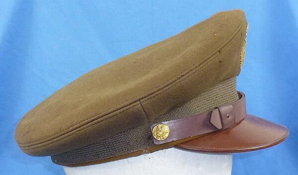 WWII U.S. Army Officer Visor Cap by Bancroft - Image 3