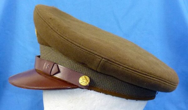 WWII U.S. Army Officer Visor Cap by Bancroft - Image 5