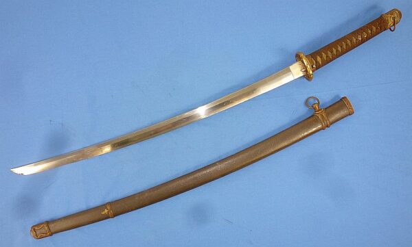 1943 Dated Signed Japanese Army Officer Shin Gunto Sword - Image 2