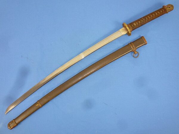 1943 Dated Signed Japanese Army Officer Shin Gunto Sword - Image 3